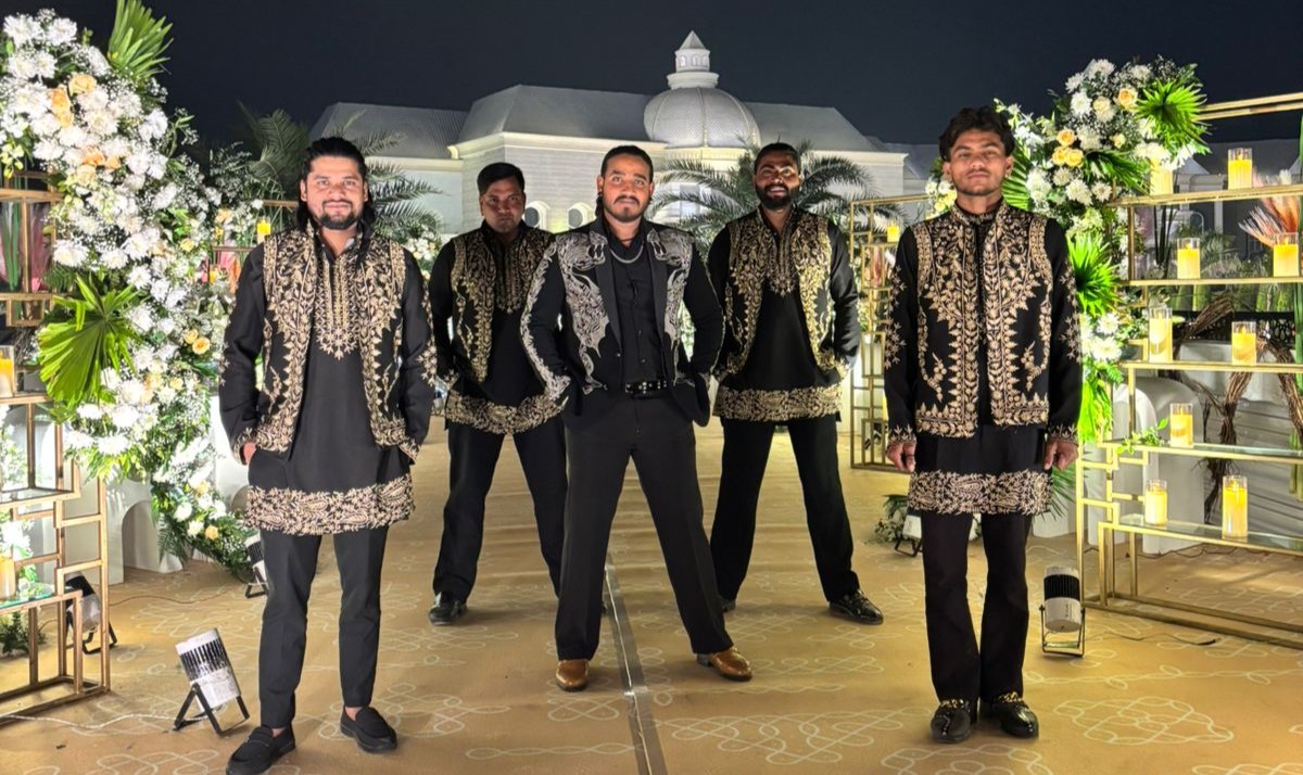 Dholi at evening celebration