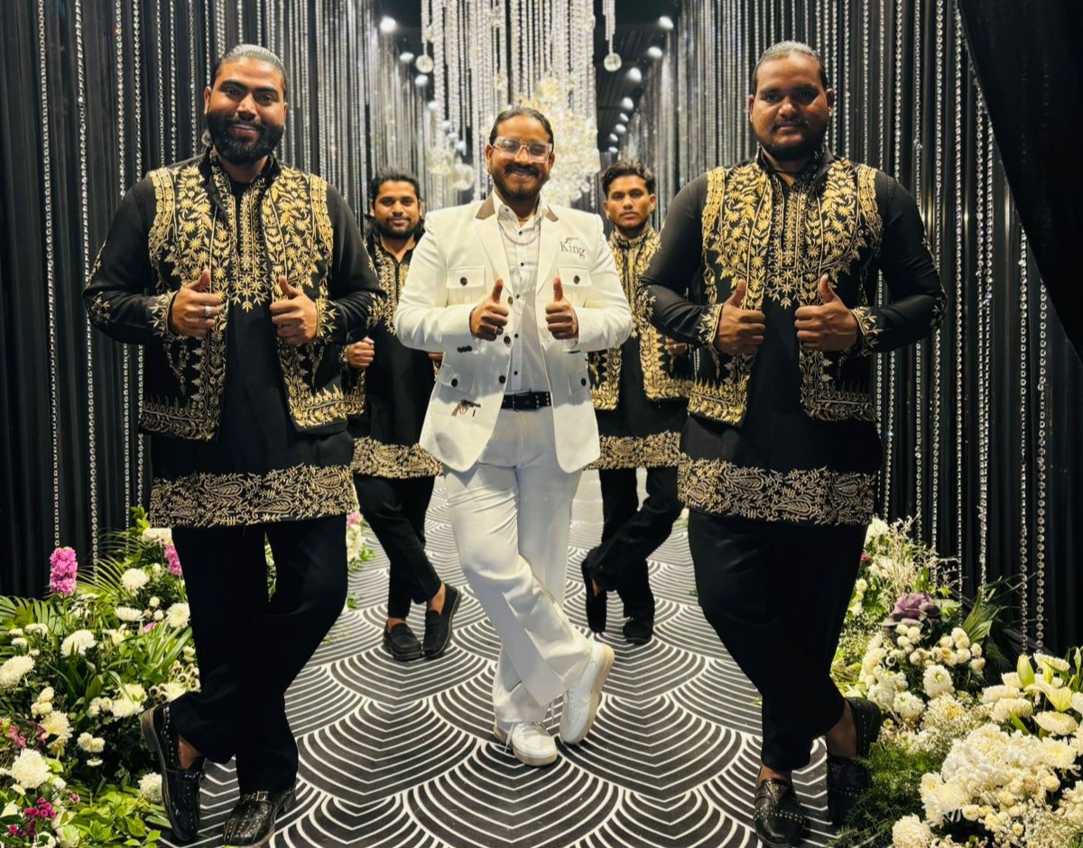 Traditional dhol performance